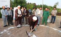 کلنگ احداث ساختمان دانشکده معماری اسلامی دانشگاه قم زده شد