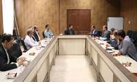 نشست مشترک مدیران دانشگاه قم و مسئولان استان در راستای بازسازی واحدهای صنعتی پس از جنگ 