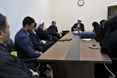 بازدید ریاست دانشگاه از دانشکده علوم و فناوری‌های راهبردی 