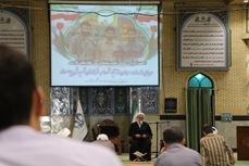 مراسم یادبود حاج احمد اعرابی، همسنگر و یار دیرین شهید حاج قاسم سلیمانی 