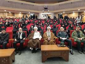  اجتماع بزرگ همسران شهدا در دانشگاه قم برگزار شد