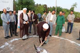  کلنگ احداث ساختمان دانشکده معماری اسلامی دانشگاه قم زده شد