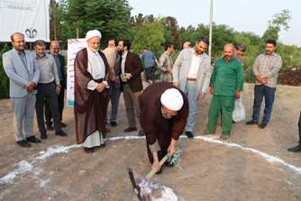 کلنگ احداث ساختمان دانشکده معماری اسلامی دانشگاه قم زده شد