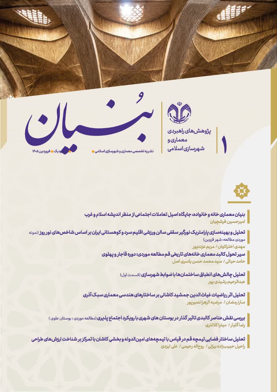 اولین شماره نشریه دانشگاهی «بنیان؛ پژوهش‌های راهبردی معماری و شهرسازی اسلامی»